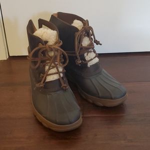 Sperry Top-sider Saltwater Wedge Tide Fur Rain Boo